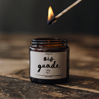 Ois Guade - Mini Spruchkerze