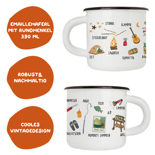 Herbstdeal: Outdoorhaferl mit Campingmotiven