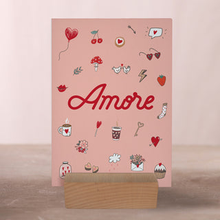 Amore - Bierdeckelpostkarte