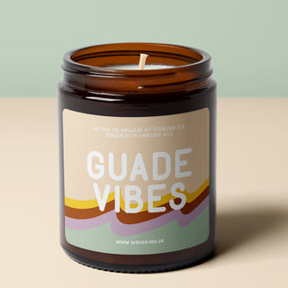 "Guade Vibes" - Motivkerze