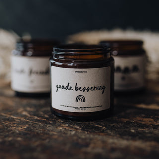 Guade Besserung - Mini Spruchkerze