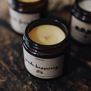 Guade Besserung - Mini Spruchkerze