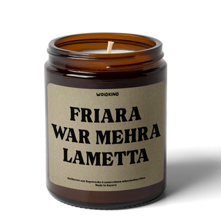 "Lametta" - Spruchkerze