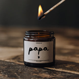 Papa - Mini Spruchkerze