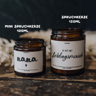 Dankschee - Mini Spruchkerze