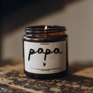 Papa - Mini Spruchkerze