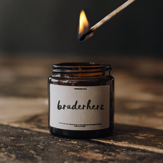 Bruderherz - Mini Spruchkerze