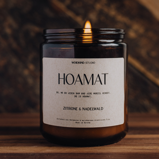 Hoamat - Woidkind Studio Aromakerze