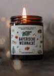 Duftkerze Kerze Bayerische Weihnacht Orange Zimt Geschenk Woidkind Bayerischer Wald