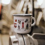 Emaille tasse Feuerwehr kamerad auto bayerisch Geschenk kamerad Geburtstag bayrisch bairisch lustig Dialekt woidkind feuerfest Kinder spülmaschine